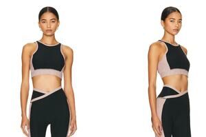 BEYOND YOGA spacedye on block sports bra size S